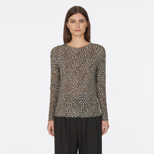 Load image into Gallery viewer, Leopard Print Distressed Sheer Crew