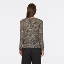 Load image into Gallery viewer, Leopard Print Distressed Sheer Crew