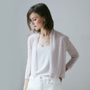 Collared Easy Crop in Mauve