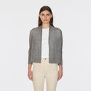 Collared Easy Crop in Thunder