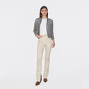 Collared Easy Crop in Thunder