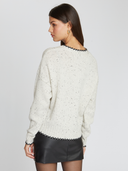 Tipped Crew in Domino/Black