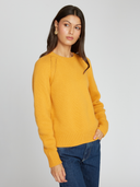 Relaxed Open Raglan Crew in Beehive