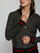 Tweed Baseball Jacket in Constellation Combo