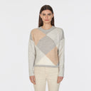 Sequin Diamond Crew in Sweatshirt