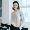 Sequin Diamond Crew in Sweatshirt