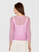 Lightweight Blouson Sleeve Raglan Crew in Posy