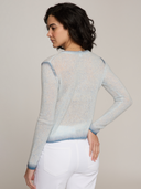 Smudge Tip Cardigan in Space