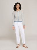 Smudge Tip Cardigan in Space