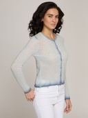 Smudge Tip Cardigan in Space