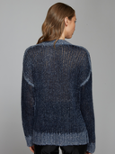 Inked Open GG Crew in Navy Blue Ridge