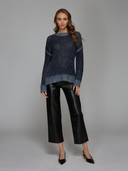 Inked Open GG Crew in Navy Blue Ridge | Autumn Cashmere | RSF14300