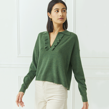 Load image into Gallery viewer, Ruffle Jonny Collar in Pickle