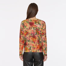 Load image into Gallery viewer, Floral Print Distressed Crew
