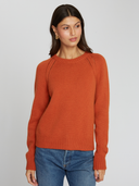 Relaxed Open Raglan Crew in Henna | Autumn Cashmere | RH13446