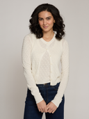 Sheer Dot Cardigan in Muslin