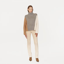 Load image into Gallery viewer, Color Block Cuffed Turtleneck