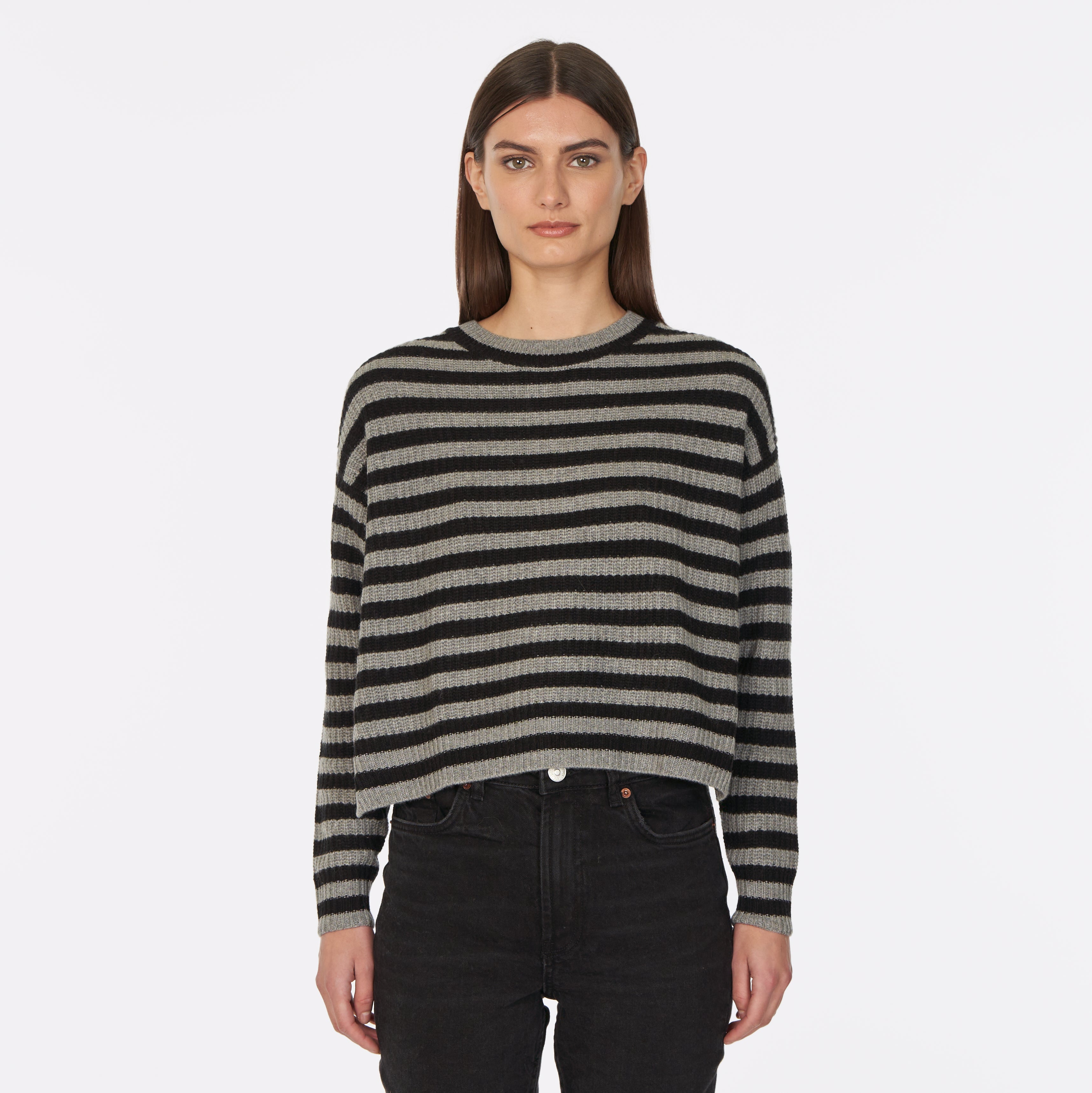 Autumn cashmere striped sweater outlet
