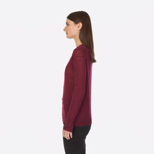 Load image into Gallery viewer, Distressed Sheer Crew in black