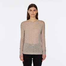 Load image into Gallery viewer, Distressed Sheer Crew in Pita