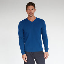 Load image into Gallery viewer, Basic V-Neck in Electric Pale Blue