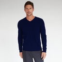 Basic V-Neck in Navy