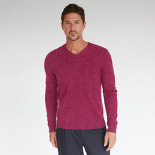 Load image into Gallery viewer, Basic V-Neck in Orchid with Dot