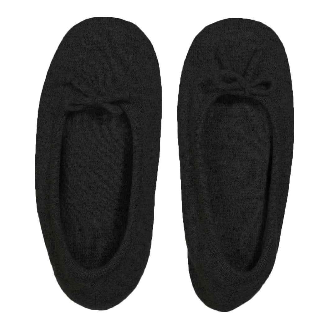 Gift - Cashmere Slippers in Black