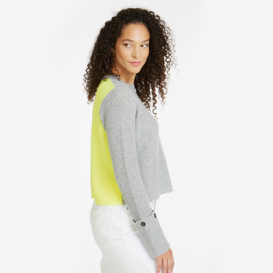 Color Block Shaker Button Cuffs