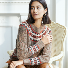 Load image into Gallery viewer, Fairisle Yoke Crew