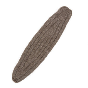 Women's Button Back Head Warmer in Mulch by Autumn Cashmere