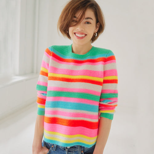 Structured Stitch Mix Crew