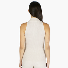 Load image into Gallery viewer, Rib Mock Halter in Natural
