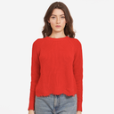 Distressed Scallop Shaker in Apple