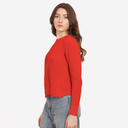 Distressed Scallop Shaker in Apple