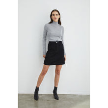 Load image into Gallery viewer, Shadow Stripe Mock Neck