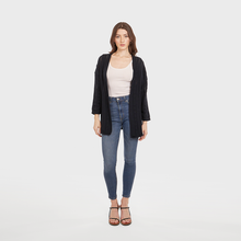 Load image into Gallery viewer, Open Pointelle Duster in Navy Blue