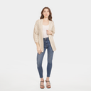Open Pointelle Duster in Hemp