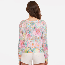 Load image into Gallery viewer, Pointelle Daisy Print Crew