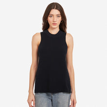 Load image into Gallery viewer, Sleeveless Shaker Crew in Navy Blue