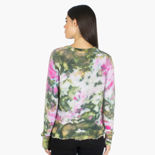 Load image into Gallery viewer, Watercolor Print Distressed Scallop Shaker