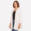Open Stitch Beach Duster in White
