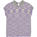 Short Sleeve Top with Peter Pan Collar | Girls' Clothes | Kids Girls Apparel & Clothing | 100% Cotton |  Autumn Cashmere