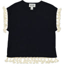 Cotton Pull Over with Tassels | Girls' Clothing & Apparel | 100% Cotton | Kids | Autumn Cashmere