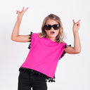 Cotton Pull Over with Tassels | Girls' Clothing & Apparel | 100% Cotton | Kids | Autumn Cashmere