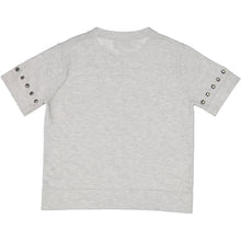 Load image into Gallery viewer, Grommet Boxy Short Sleeve in Grey | Girls&#39; Clothing &amp; Apparel | Autumn Cashmere