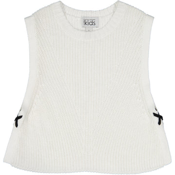 Tabard with Contrasting X Side Stitches | Girls' Clothing & Apparel | Autumn Cashmere