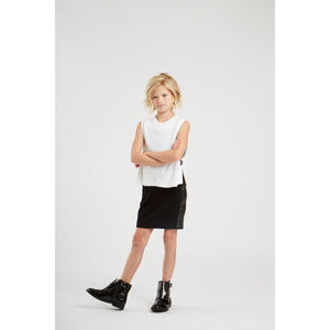 Tabard with Contrasting X Side Stitches | Girls' Clothing & Apparel | Autumn Cashmere
