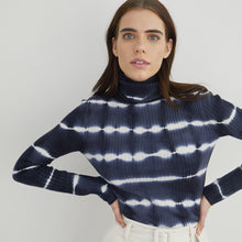 Load image into Gallery viewer, Tie Dye Ribbed Turtleneck