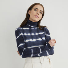 Load image into Gallery viewer, Tie Dye Ribbed Turtleneck